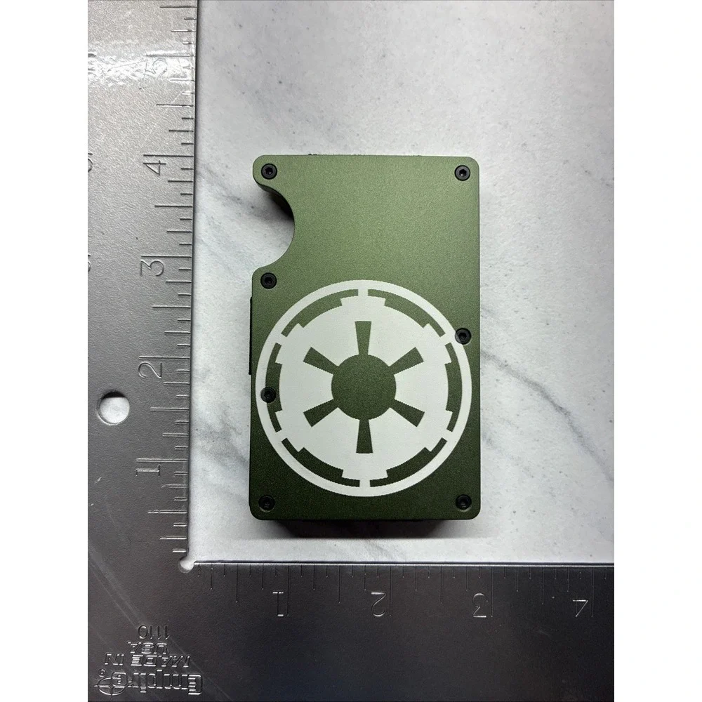 Metal Slim SW Empire Logo RFID Blocking Wallet